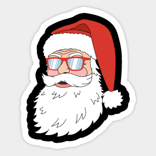 Vintage Santa Claus Sticker